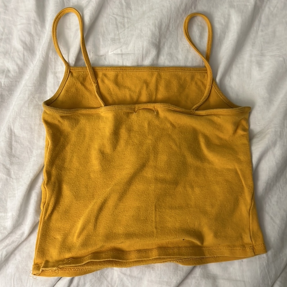 Simple Yellow Tank Top - Picture 3 of 4